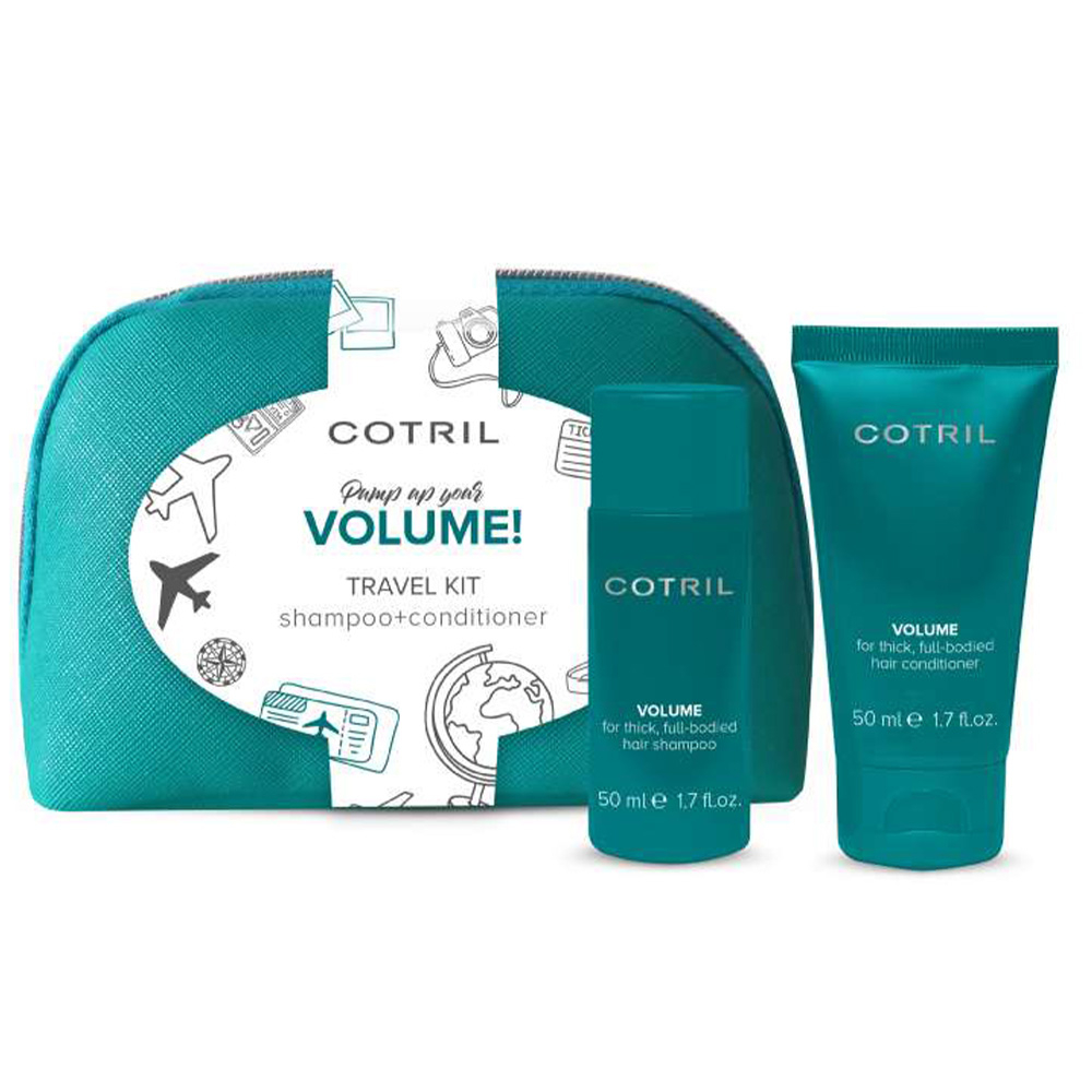 Набор мини-форматов в косметичке Cotril Volume Pochette Mini Size Travel Kit 4122₽