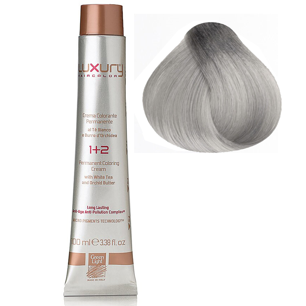 Стойкая крем-краска Платиновый металлический блонд 10.111 Luxury Hair Color Platinum Metallic Blond