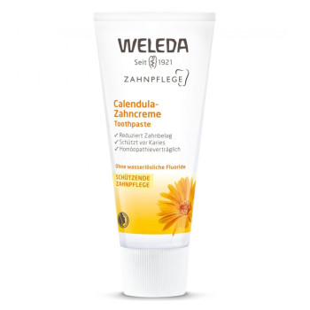 Зубная паста с календулой без запаха мяты Weleda