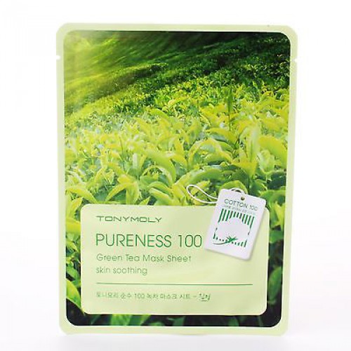Тонизирующая маска для лица Pureness 100 Green Tea Mask Sheet