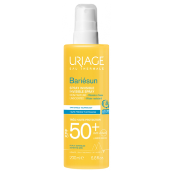 Спрей без ароматизаторов spf 50+ Bariesun (Uriage)