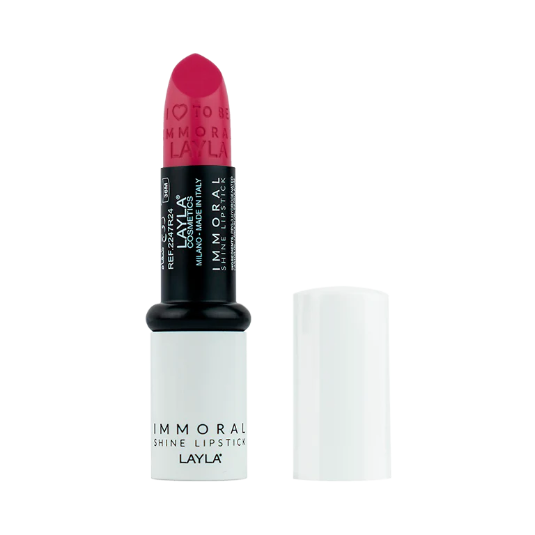 Помада для губ блестящая Immoral Shine Lipstick (2247R24-019, N.19, Spring break, 4 г)