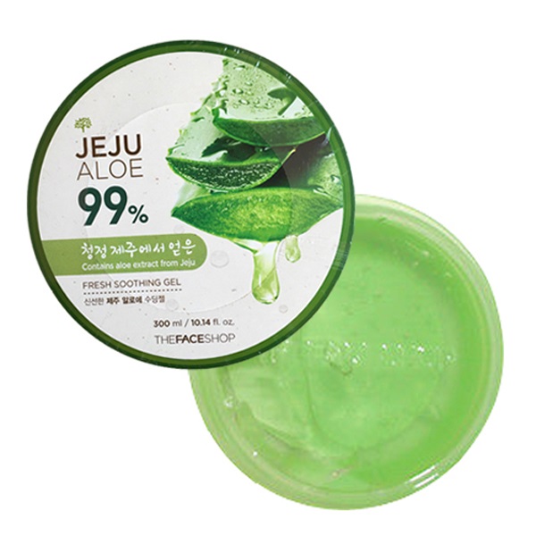 Успокаивающий гель для лица и тела The Face Shop Jeju Aloe Fresh Soothing Gel 