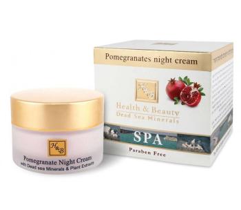 Крем для лица ночной укрепляющий на основе граната Health &amp; Beauty 50 мл