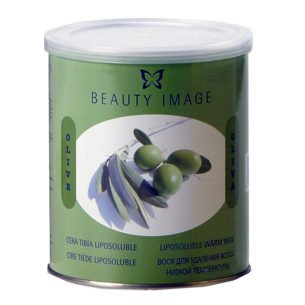 Баночка с воском - с маслом оливы  - для чувствительной кожи beauty image кассета с воском для тела с маслом оливы roll on 110 мл