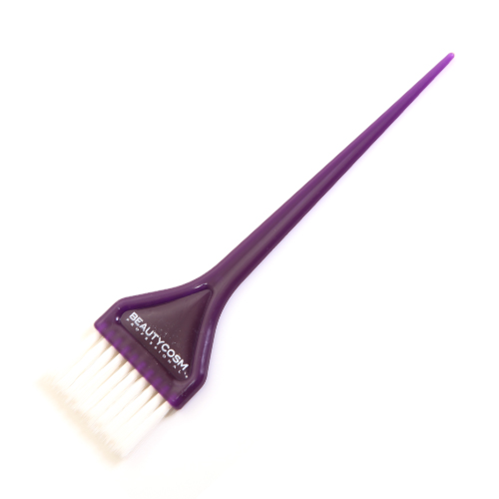 Кисть фиолетовая миска с нескользящим основанием ная с принтом 475 мл фиолетовая