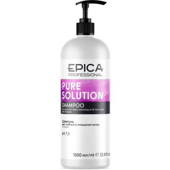 Шампунь для глубокого очищения волос Pure Solution (Epica)