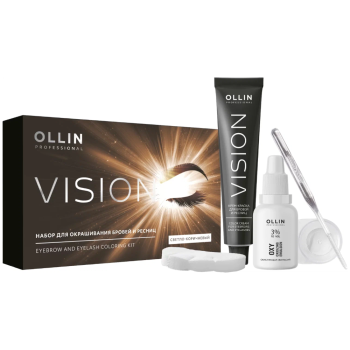 Набор для окрашивания бровей и ресниц Vision Ollin Professional