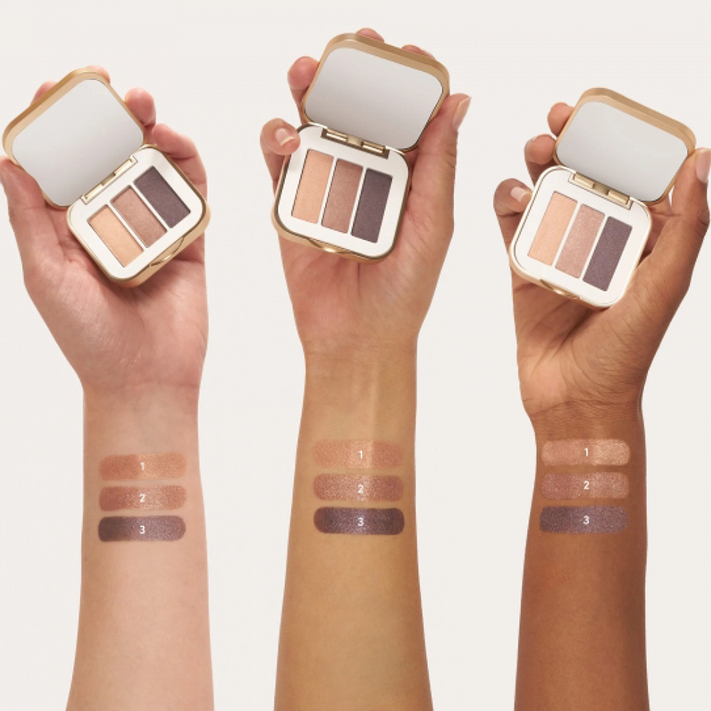 Тени для век тройные с зеркалом PurePressed Eyeshadow Triple