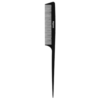 Расческа парикмахерская с пластиковым хвостиком 229*25 мм Carbon fiber Kosmetika-proff.ru