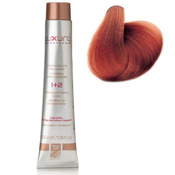 Стойкая крем-краска Светлый медно-красный блондин 8.46 Luxury Hair Color Light Copper Red Blond 8.46 (Green Light)