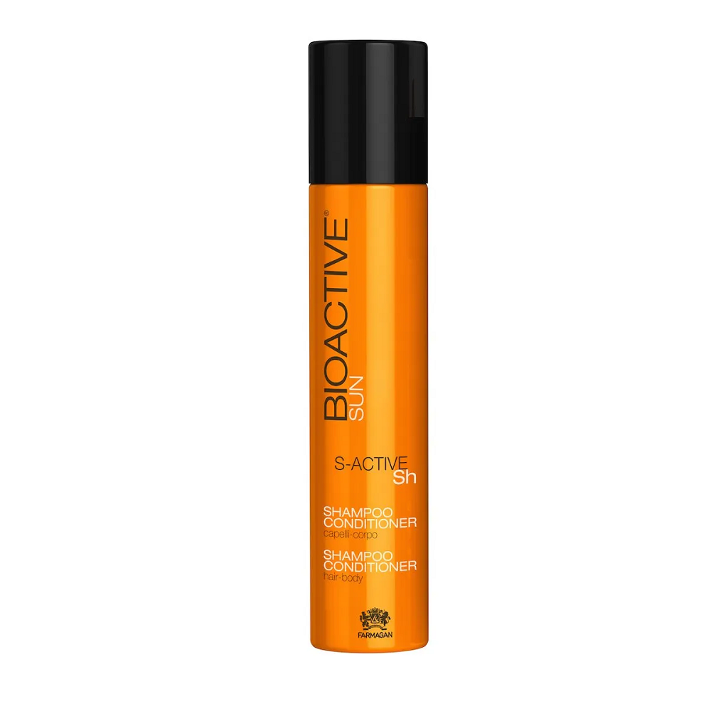 Шампунь-кондиционер для волос и тела Bioactive Sun S-Active Shampoo-Conditioner For Body интенсивный увлажняющий кондиционер bioactive sun s active conditioner moisturizing