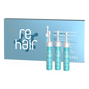 Сыворотка-реконструктор Microbiom scalp против выпадения волос Rehair (Estel)