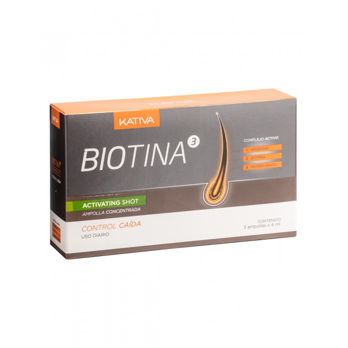 Концентрат против выпадения волос в ампулах Biotina