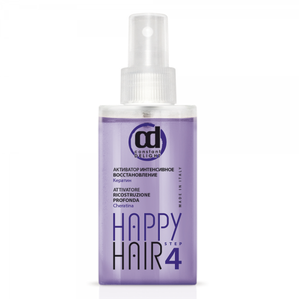 Активатор интенсивное восстановление Счастье для волос Шаг 4