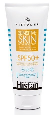 Крем солнцезащитный для чувствительной кожи Histan Sensitive Skin Active Protection SPF 50+