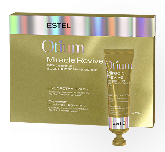 Сыворотка-вуаль для волос Мгновенное восстановление Otium Miracle Revive la cabine сыворотка в ампулах эликсир омоложения revive elixir 20