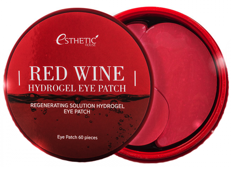 Гидрогелевые патчи для глаз с экстрактом красного вина Red Wine Hydrogel Eye Patch fabrik cosmetology патчи для глаз гидрогелевые с экстрактом голубой агавы 9 гр