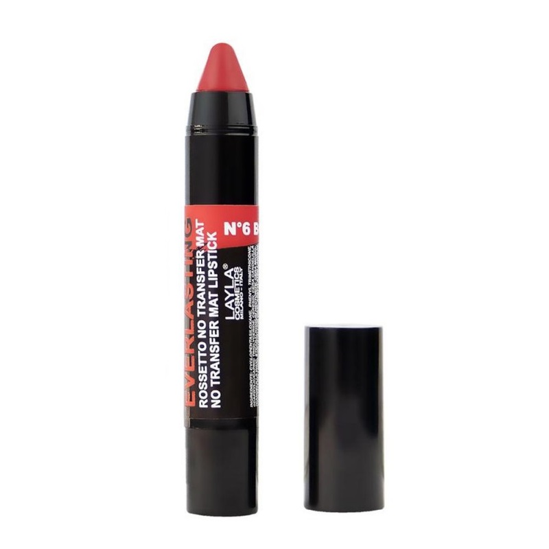 Помада-карандаш матовая стойкая Everlasting No Transfer Mat Lipstick (2210R24-006, N.6, Boss, 1 шт)
