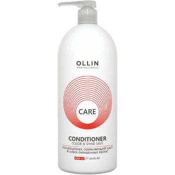 Кондиционер для сохранения цвета и блеска окрашенных волос Color&Shine Save Conditioner Ollin Care (Ollin Professional)