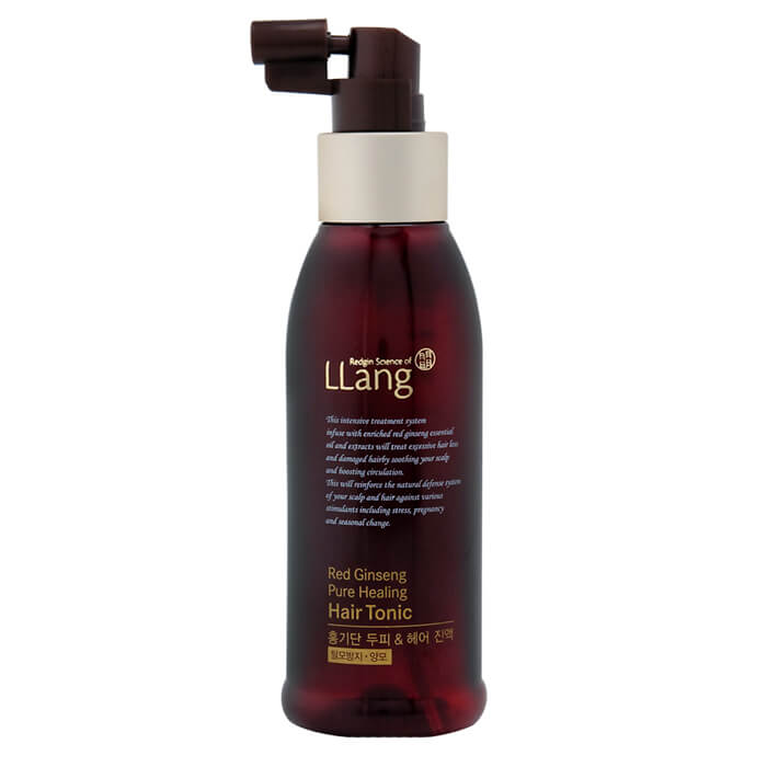 Восстанавливающий тоник для волос с красным женьшенем Llang Red Ginseng Pure Healing Hair Scaler