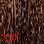 Перманентная крем-краска Ollin N-JOY (396413, 7/37, русый золотисто-коричневый, 100 мл, Базовые оттенки) перманентная крем краска bes hi fi 5 13 светло коричневый золотисто пепельный 100 мл