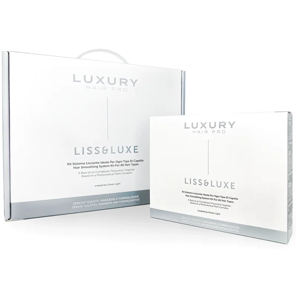 Набор для разглаживания волос Luxury Hair Pro Liss Luxe Hair Smoothing System (480398, 5*150 мл) набор для волос david mallett