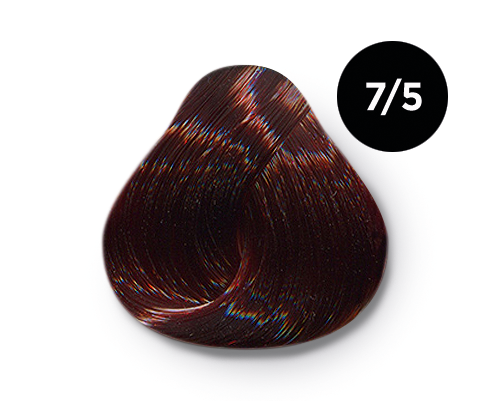 Перманентная крем-краска для волос Ollin Color (770594, 7/5, русый махагоновый, 100 мл, Русый) перманентная крем краска для волос demax 8500 5 00 интенсивный светло коричневый 60 мл базовые оттенки