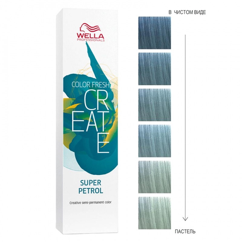 Color Fresh Create Infinite - оттеночная краска для волос (81644567/575, 575, супер петроль, 60 мл) master fresh салфетки влаговпитывающие spontex целлюлоза 3
