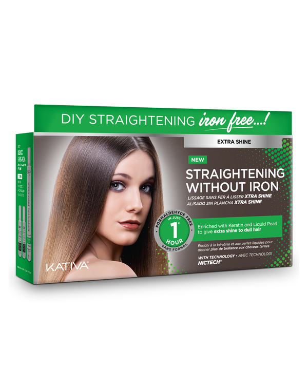 Набор для выпрямления волос Экстра-блеск для тусклых волос Iron free
