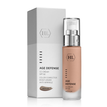 Корректирующий крем с SPF 50 Age Defense CC Cream Medium Holy Land 50 мл