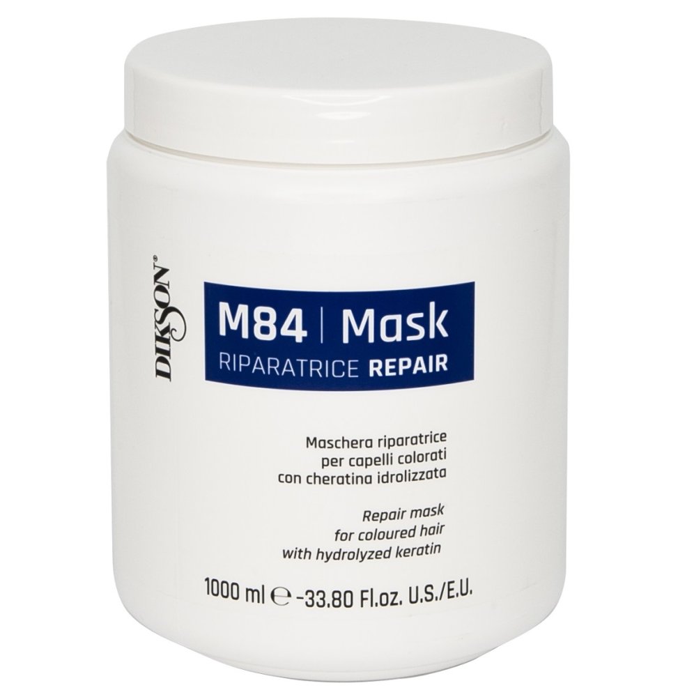 Восстанавливающая маска для окрашенных волос с гидролизированным кератином Mask R Repair M84 (834, 1000 мл)