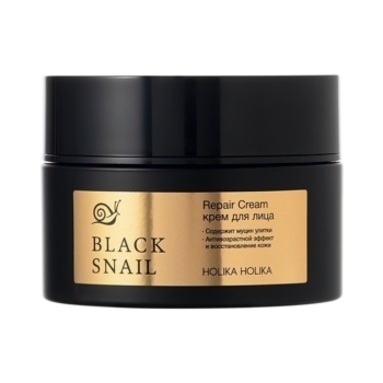 Антивозрастной крем с муцином чёрной улитки Prime Youth Black Snail Repair Cream (Holika Holika)