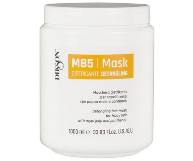 Маска для облегчения расчёсывания пушистых волос с маточным молочком и пантенолом Mask Districante M85 (835, 1000 мл) реконструирующая маска для волос с пчелиным маточным молочком royal jelly cream