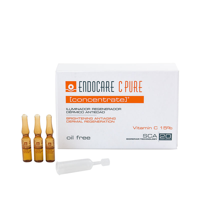 Регенерирующий омолаживающий концентрат с витамином С Endocare C Pure омолаживающий концентрат cell repair 41081 3 3 мл