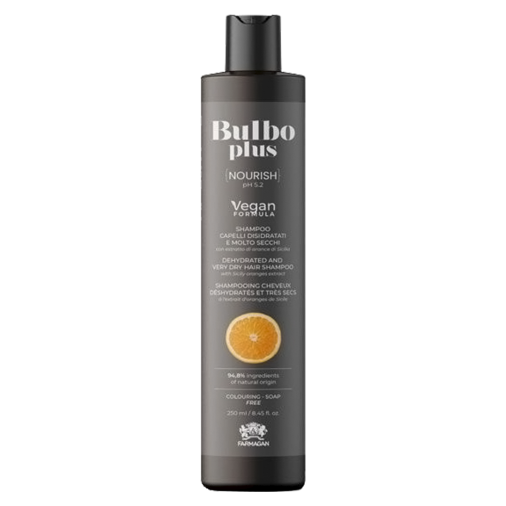 Шампунь Питание для обезвоженных и сухих волос Bulbo Plus (F30V10100, 250 мл) aravia professional шампунь увлажняющий для восстановления сухих обезвоженных волос бессульфатный hydra care hydra pure
