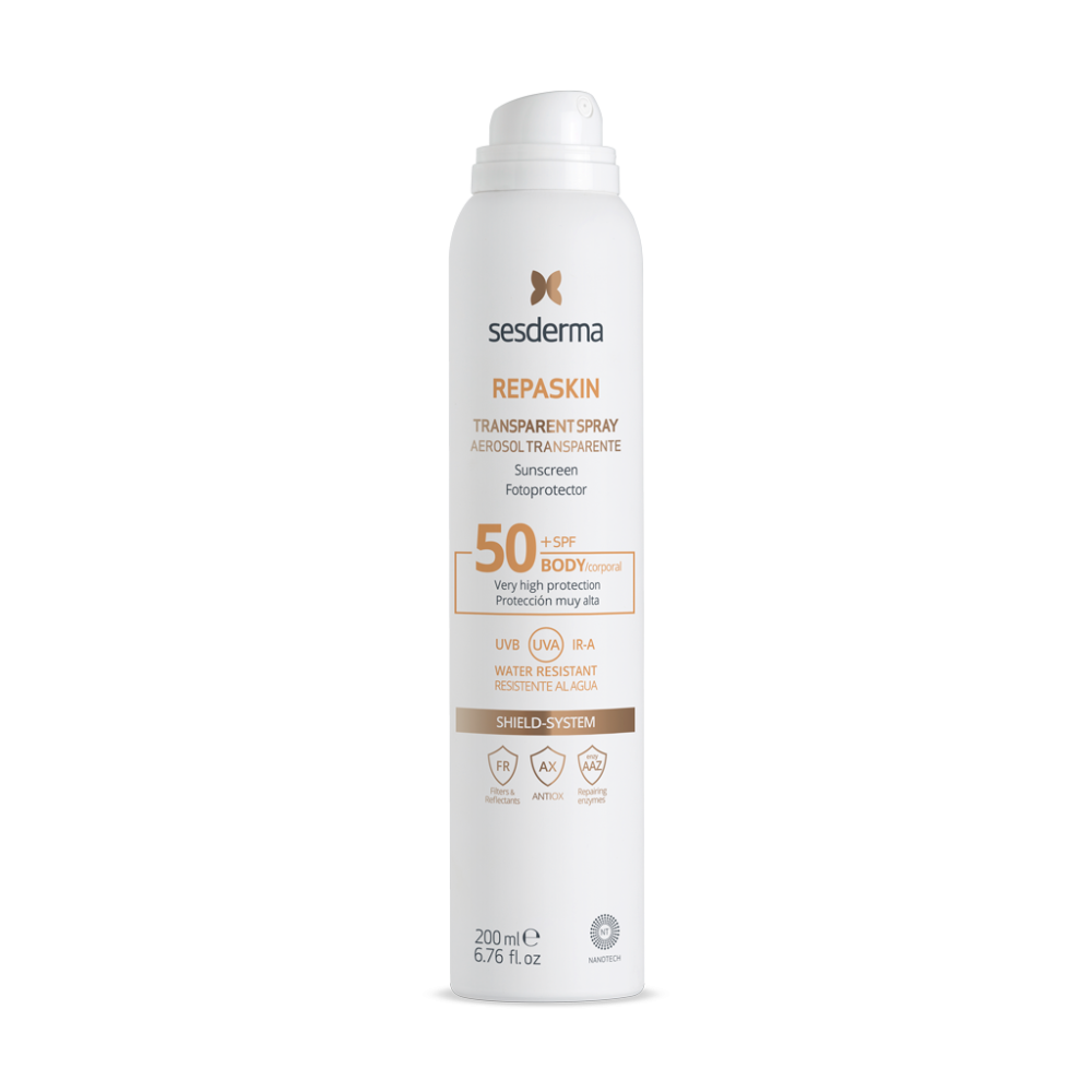 Спрей солнцезащитный прозрачный для тела Repaskin Silk SPF 50