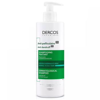 Шампунь-уход против перхоти для жирной кожи головы Dercos Anti Pelliculaire Vichy 390 мл