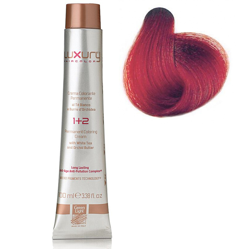 Стойкая крем-краска Светлый красный блондин 8.6 Luxury Hair Color Light Red Blond 8.6