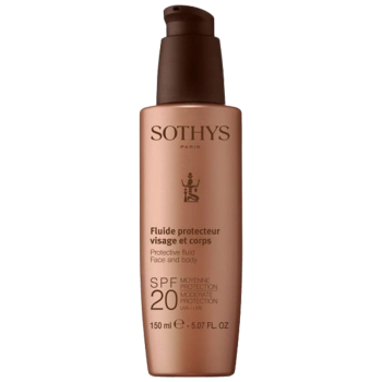 Молочко с SPF20 для лица и тела Protective Fluid Face And Body SPF20 Moderate Protection UVA/UVB (Sothys International)