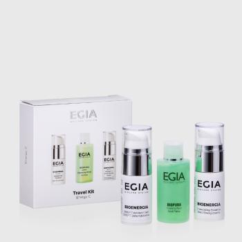 Дорожный набор с витамином С для сияния кожи Travel Kit Energy C (Egia)