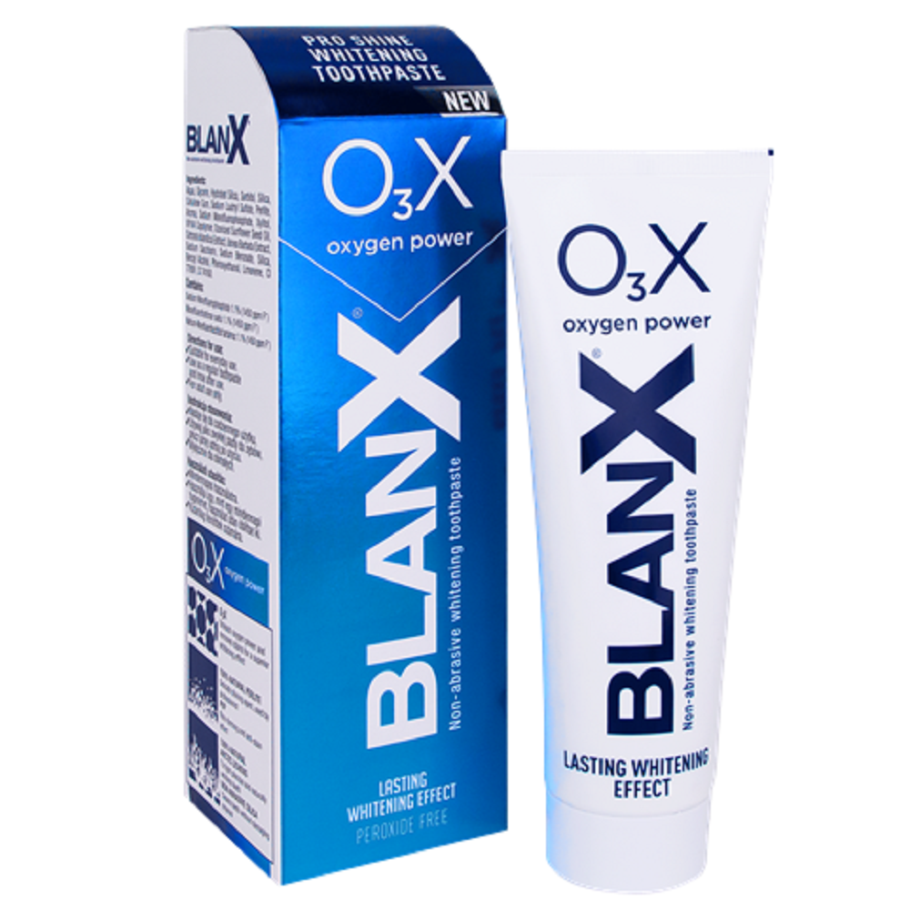 Отбеливающая зубная паста O3X Professional Toothpaste