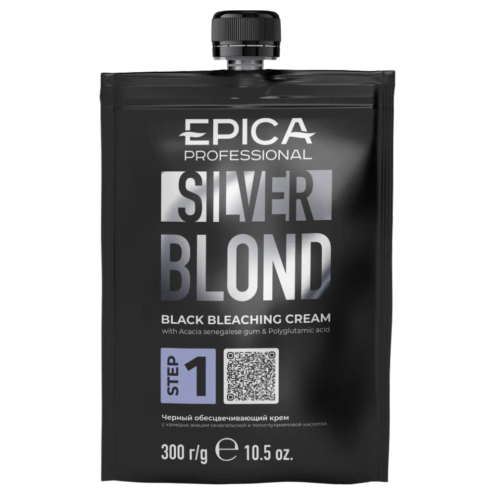 Черный обесцвечивающий крем Silver Blond