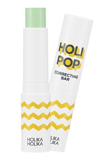 Цветной корректор для макияжа от покраснений Holika Holika Holipop Correcting Bar Mint stick
