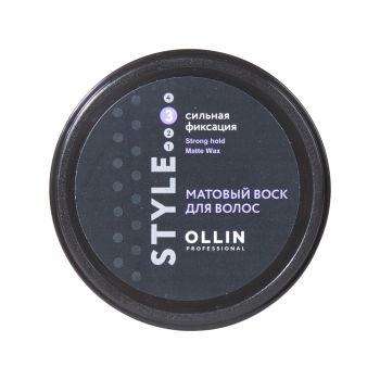 Матовый воск для волос сильной фиксации Strong Hold Matte Wax Ollin Style (Ollin Professional)