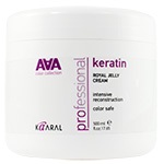 Питательная крем-маска для восстановления окрашенных и химически обработанных волос AAA Keratin Royal Jelly Cream разглаживающее средство для окрашенных и химически обработанных волос инвайро