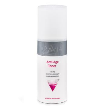 Омолаживающий тонер с ниацинамидом Anti-Age Toner Aravia 150 мл