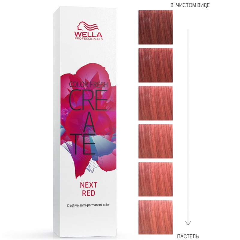 Color Fresh Create Infinite - оттеночная краска для волос (81644562, 421, новый красный, 60 мл) master fresh салфетки влаговпитывающие spontex целлюлоза 3