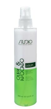 Двухфазная сыворотка для волос с маслами Авокадо и Оливы Kapous 200 мл