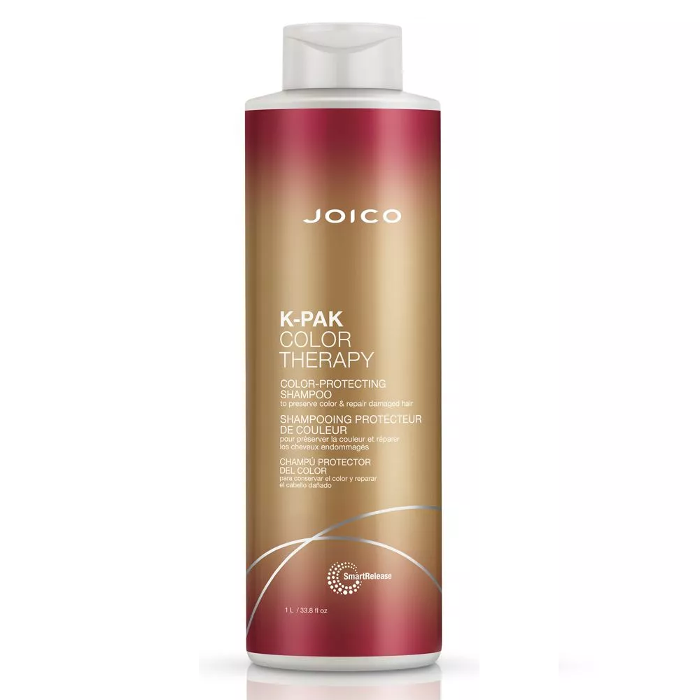 Шампунь восстанавливающий для окрашенных волос K-Pak Color Therapy Shampoo шампунь для окрашенных волос с маслами черной смородины виноградных косточек и сладкого миндаля shampoo shine 2520 1000 мл